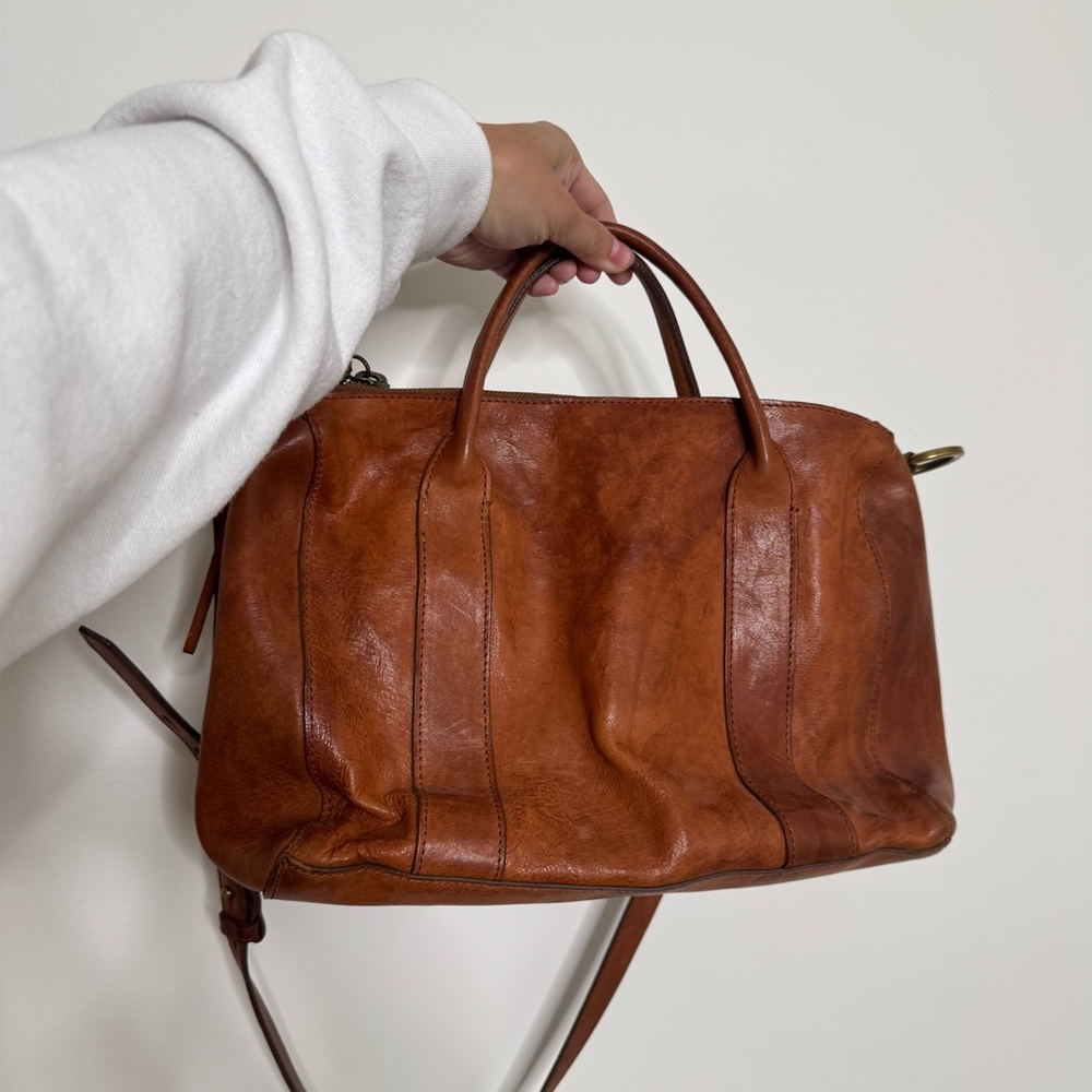 Madewell The Prague leather medium crossbody bag